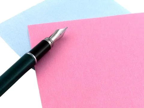 Blank paper pad Stock Photos
