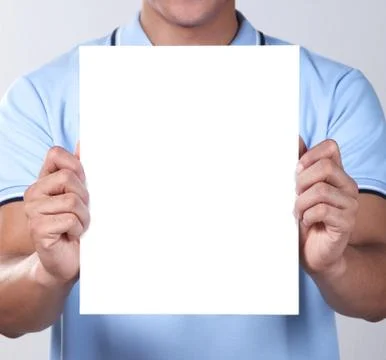 Blank paper Stock Photos