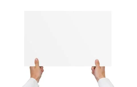 Blank paper Foto stock