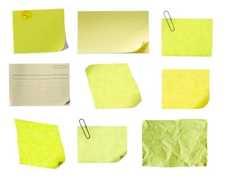 Blank paper Stock Photos