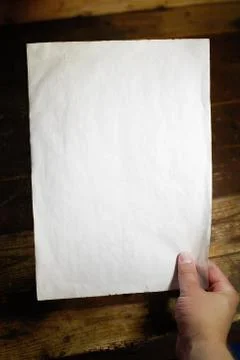 Blank paper Stock Photos