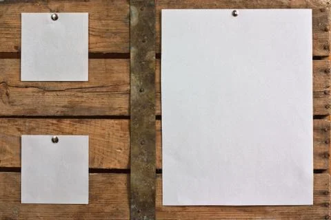 Blank paper Stock Photos