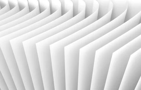 Blank paper sheets Illustrazione stock