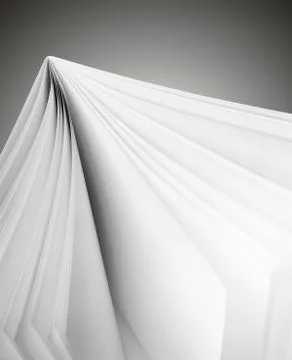 Blank paper sheets Stock Photos