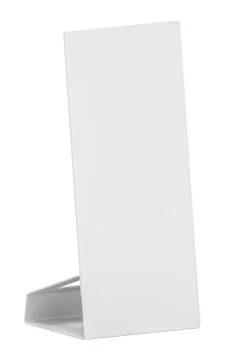 Blank paper table card Stock Illustration