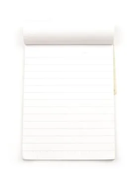 Blank paper tablet Stock-Fotos