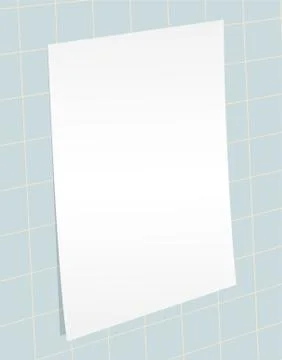Blank paper template vector Stock Illustration