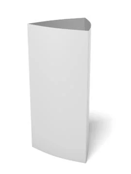 Blank paper triangle card 库存插图