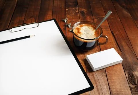 Blank paperwork template Stock Photos