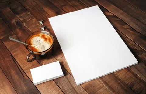 Blank paperwork template Stock Photos
