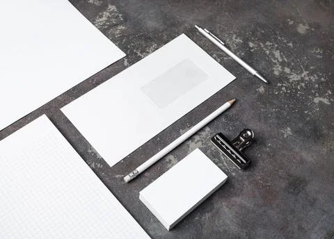 Blank paperwork template Stock Photos