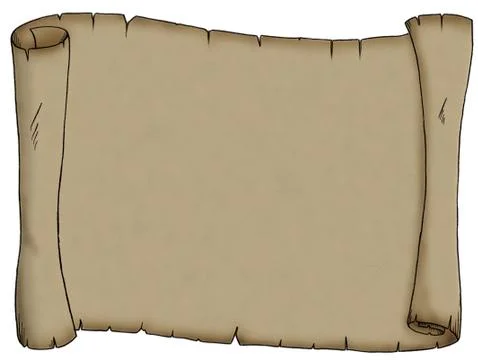 Blank parchment Stock Illustration