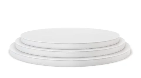 Blank pedestal Stock Illustration