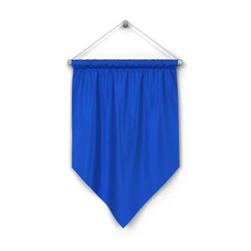 Blank pennant Stock Illustration