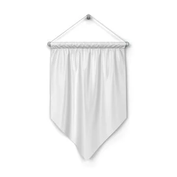 Blank pennant Stock Illustration