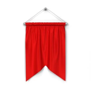 Blank pennant Stock Illustration