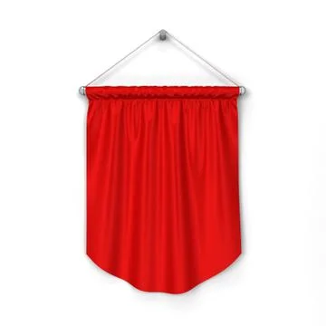 Blank pennant Stock Illustration