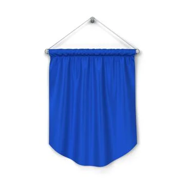 Blank pennant Stock Illustration