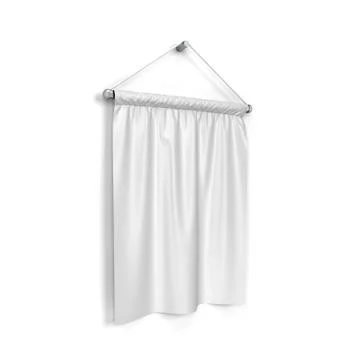 Blank pennant Stock Illustration