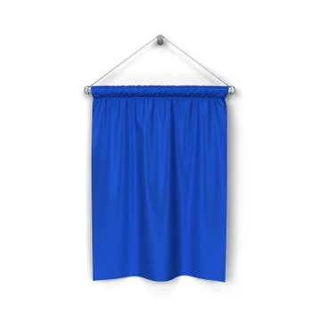 Blank pennant Stock Illustration