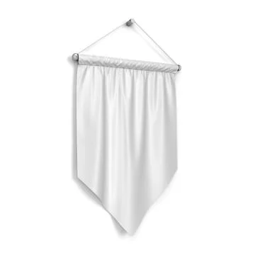 Blank pennant Stock Illustration