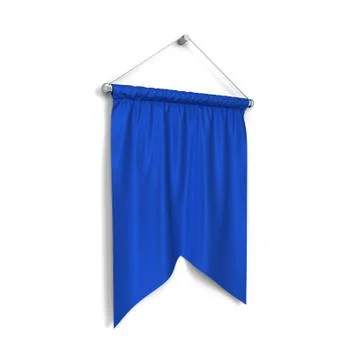 Blank pennant Stock Illustration