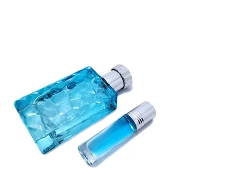 Blank perfume bottle Foto stock