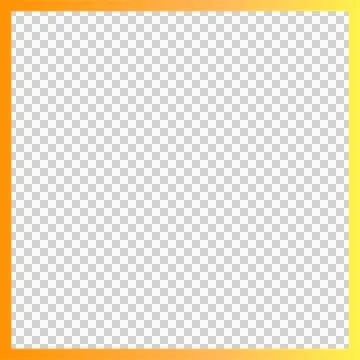Blank photo frame with shadow effects isolated on transparent background. V.. Stock Illustration