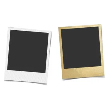 Blank Photo Frames Stock Illustration