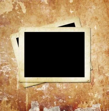 Blank photo frames Illustrazione stock