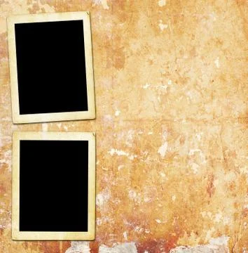 Blank photo frames Illustrazione stock