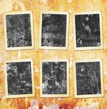 Blank photo frames Stockillustratie