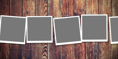 Blank photo frames 库存照片