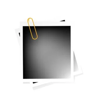 Blank photo Stock Illustration