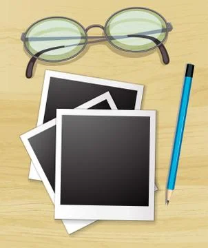 Blank photo Stock Illustration
