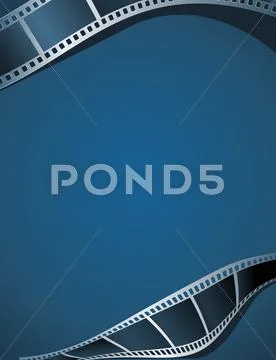 Blank photo, video template Stock Illustration