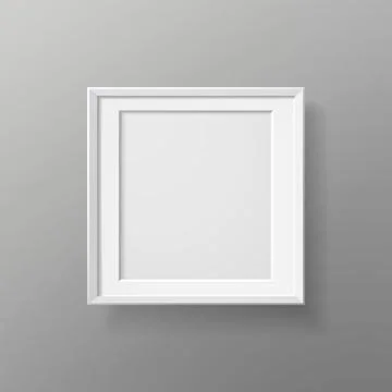 Blank picture frame Illustrazione stock