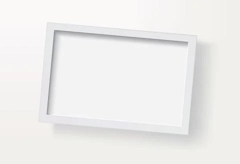 Blank picture frame Stock Illustration