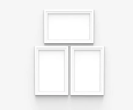 Blank picture frame Stock Illustration