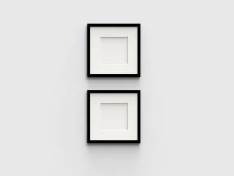 Blank picture frame Stock Illustration