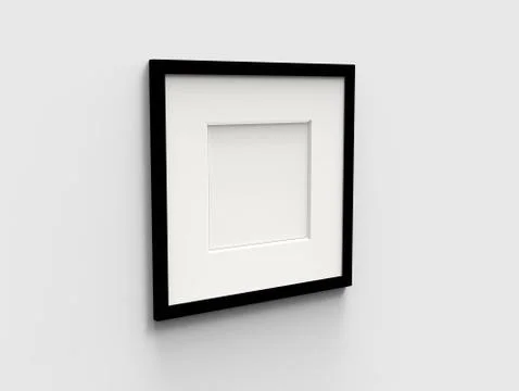 Blank picture frame Stock-Illustration