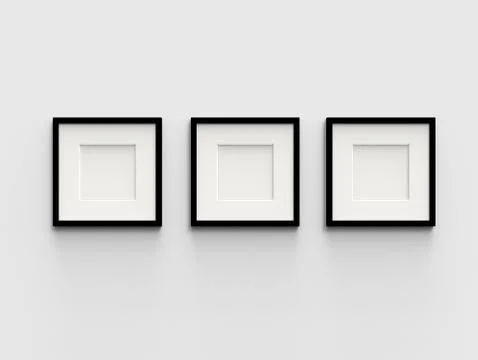 Blank picture frame Illustrazione stock