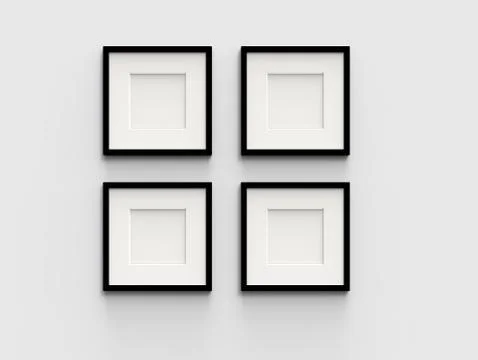 Blank picture frame Stock-Illustration