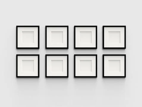 Blank picture frame Stock-Illustration