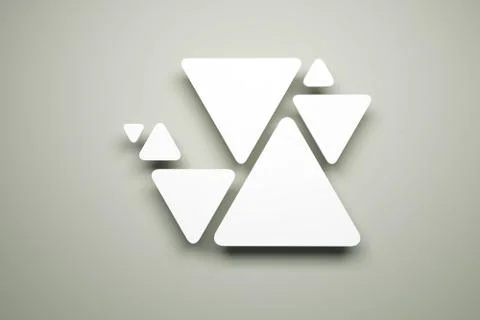 Blank pictures on the wall Stock Illustration