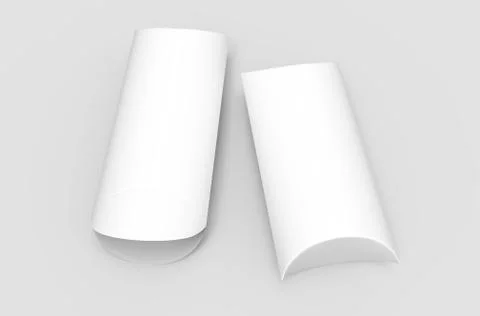 Blank pillow boxes Stock Illustration