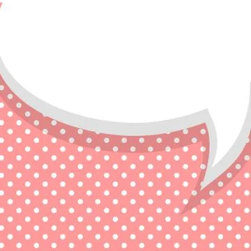 Blank pink balloon template Stock Illustration