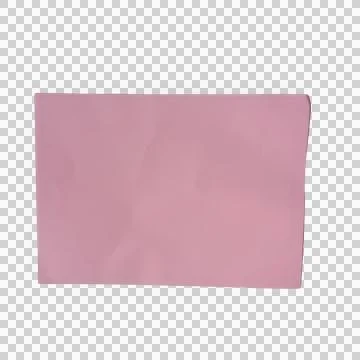 Blank pink paper sheet rectangle isolated 写真素材