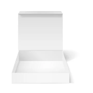 Blank pizza box Stock Illustration