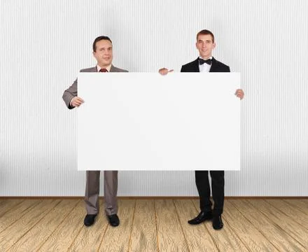 Blank placard Stock Photos